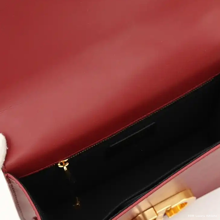 Cheap Burgundy Bag Montaigne Calfskin Box 30 Dior 0705 Luxury